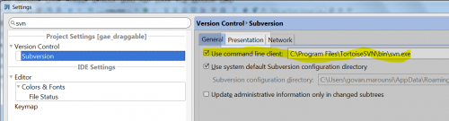 svn client windows command line